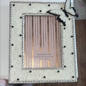 Beaded Butterfly Picture Frame